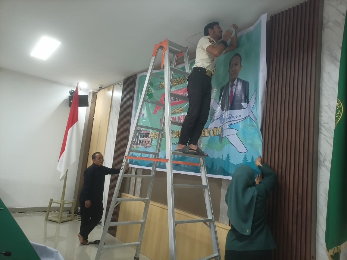 PA Pulang Pisau Persiapkan Acara Pelantikan Panitera Baru dan Acara Pengantar Alih Tugas Panitera Lama