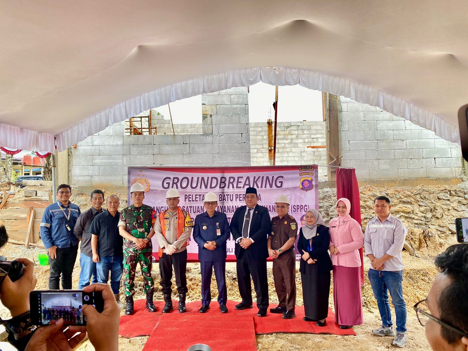 178. PA Muara Teweh Hadiri Zoom Meeting Ground Breaking Pembangunan SPPG Polres Barito Utara