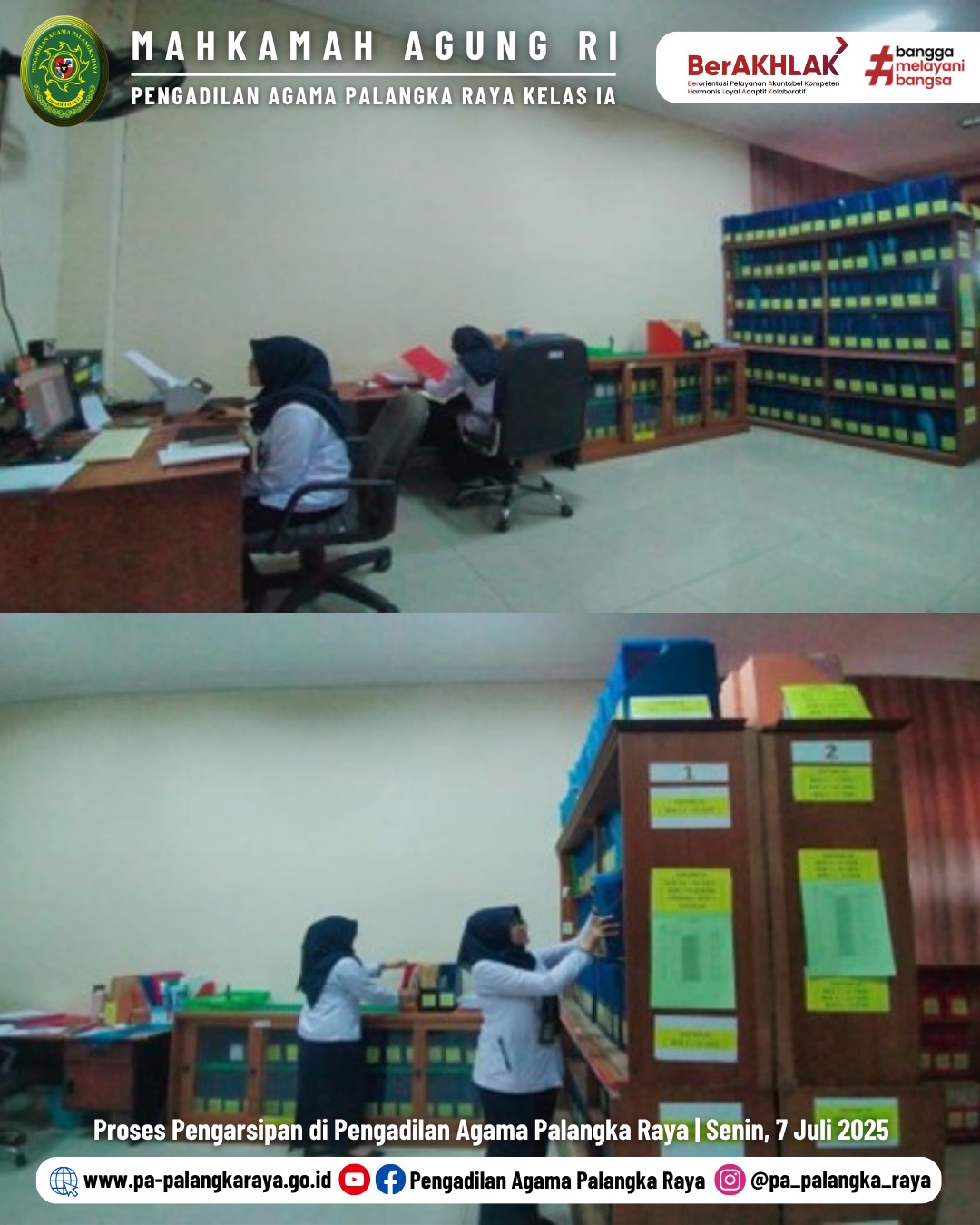 MENGINTIP PROSES PENGARSIPAN PERKARA DI PENGADILAN AGAMA PALANGKA RAYA