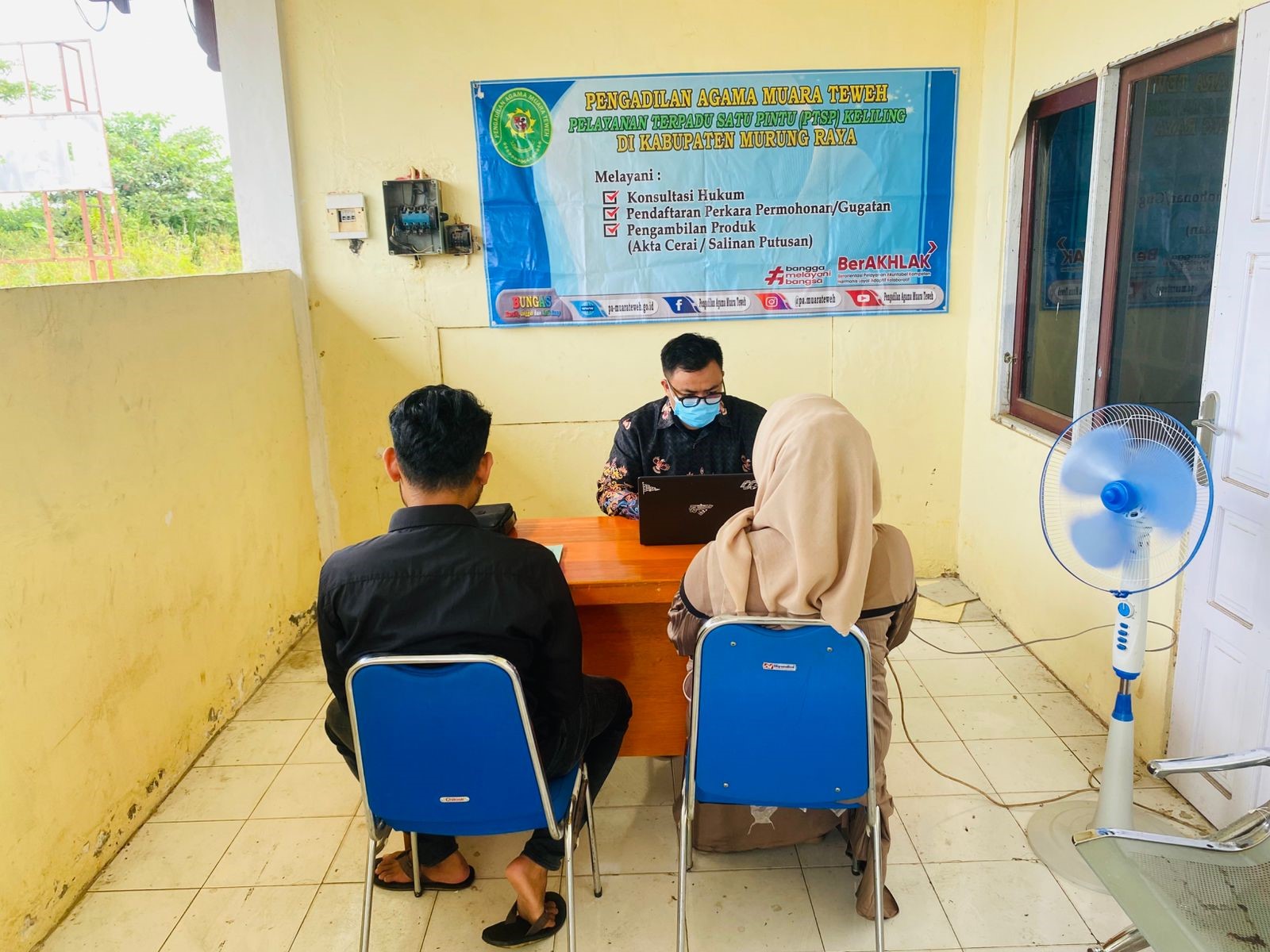 193. PA Muara Teweh Laksanakan PTSP Keliling di Kabupaten Murung Raya