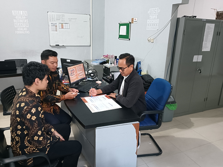 Kunjungan Panitera Pengadilan Agama Kuala Kurun ke BRI dalam Rangka Aktivasi CMS