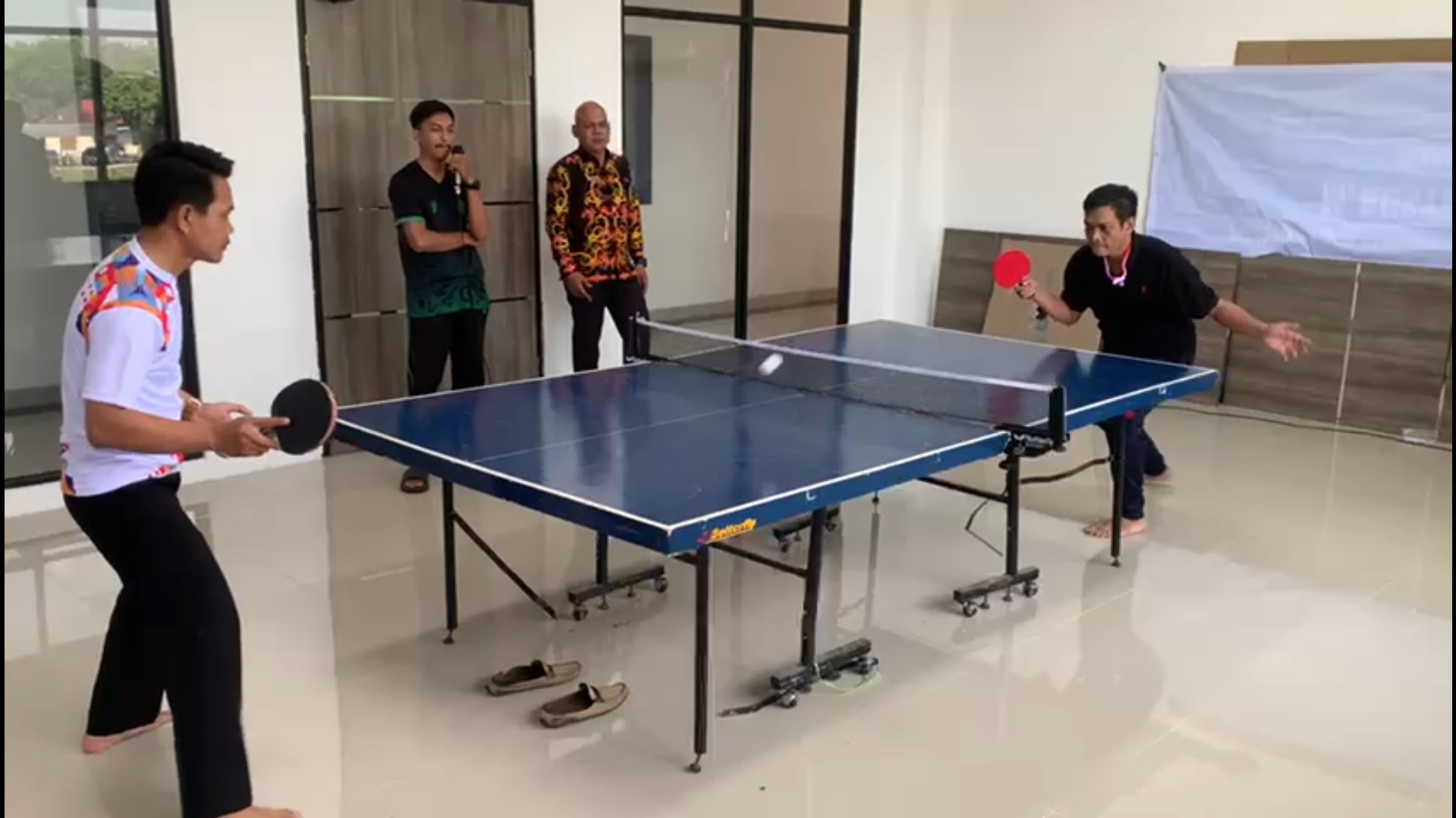 Pengadilan Agama Pulang Pisau Gelar Perlombaan Tenis Meja Kategori Putra Sambut HUT RI ke-80
