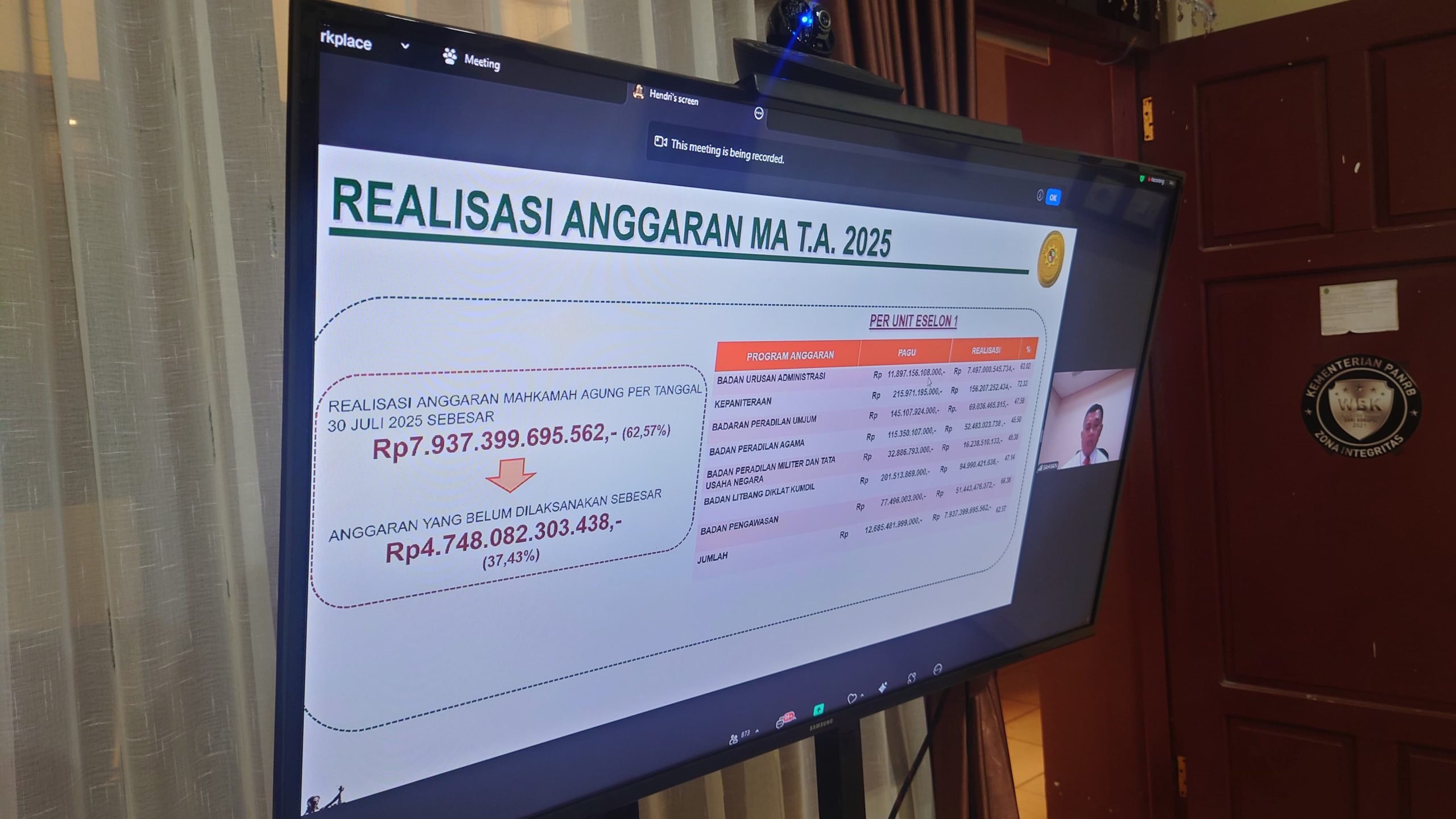 392. Tim Pengelola Keuangan Mengikuti Rapat Persiapan Pelaksanaan Penyusunan RKA-K/L Pagu Anggaran TA 2026