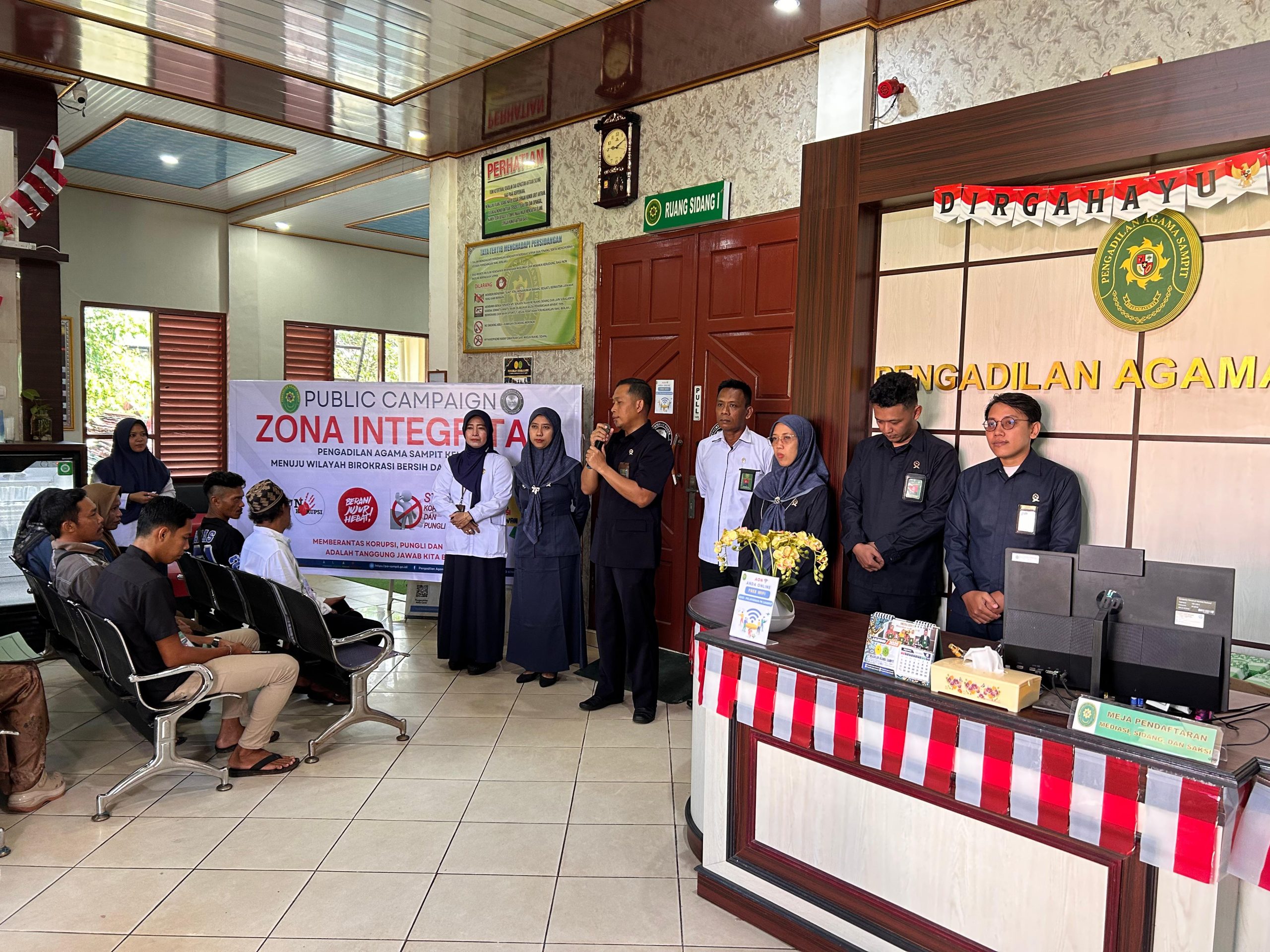 420. PA Sampit Kelas IB Melaksanakan Public Campaign Pembangunan ZI Tahun 2025