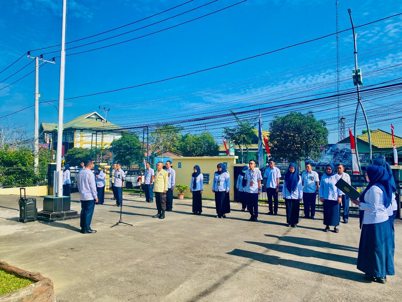 217. PA Muara Teweh Laksanakan Apel Senin Pagi, Tekankan Semangat Disiplin dan Budaya Malu