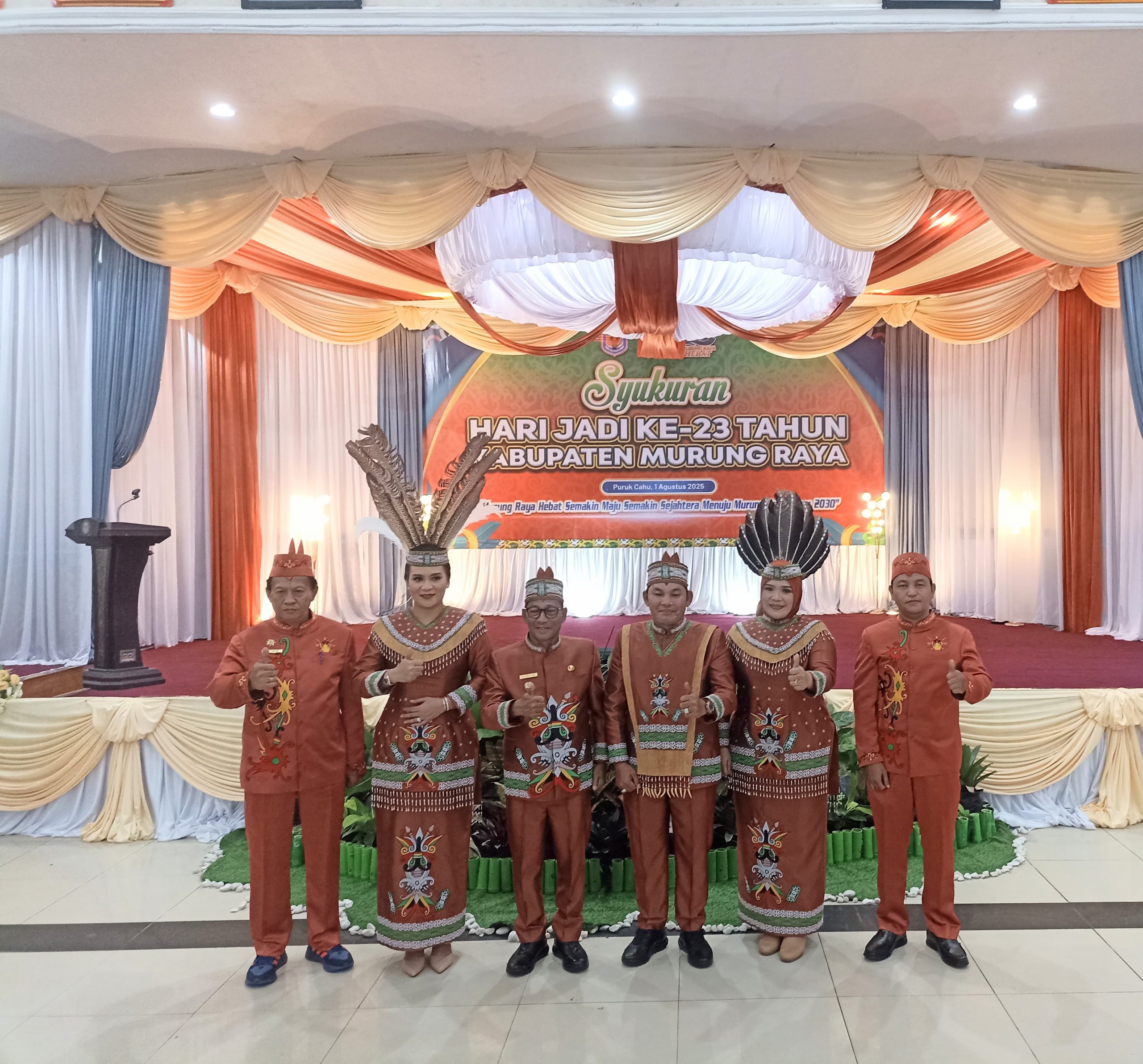 227. Ketua Pengadilan Agama Muara Teweh Menghadiri Acara Syukuran Hari Jadi ke-23 Kabupaten Murung Raya