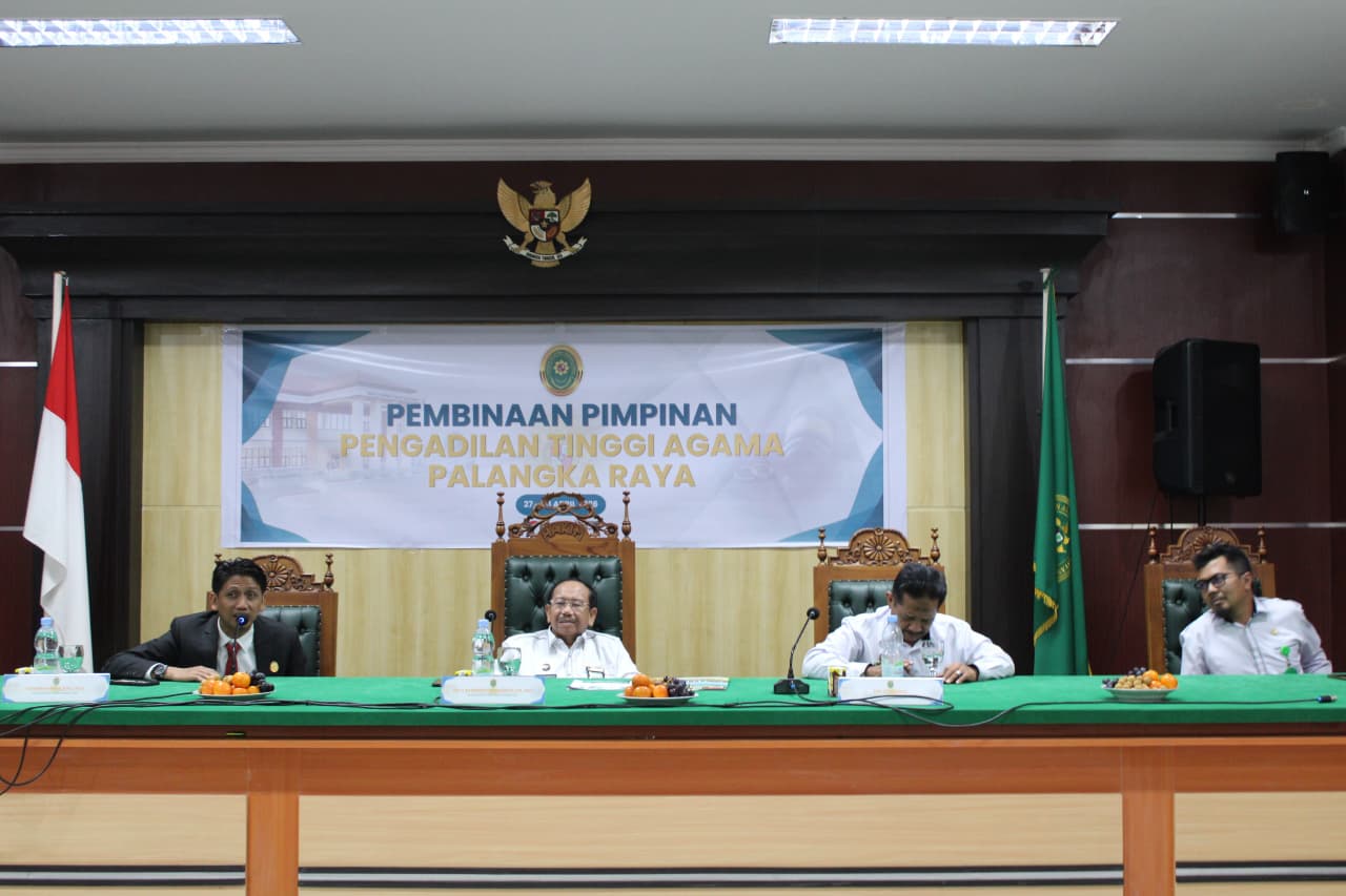 Memperkokoh Integritas Melalui Pembinaan Pimpinan Pengadilan Tinggi Agama Palangka Raya di Pengadilan Agama Tamiyang Layang