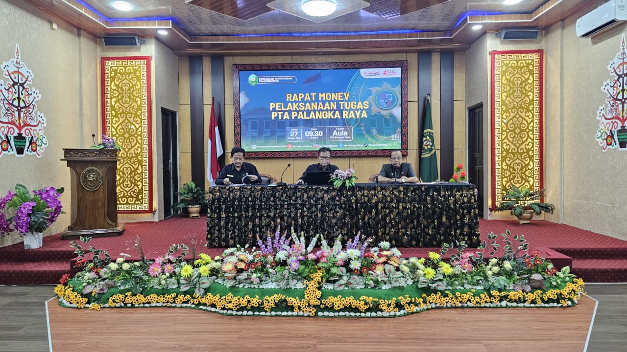 PTA Palangka Raya Evaluasi Kinerja Triwulan III dan Perkuat Triwulan IV Tahun 2026